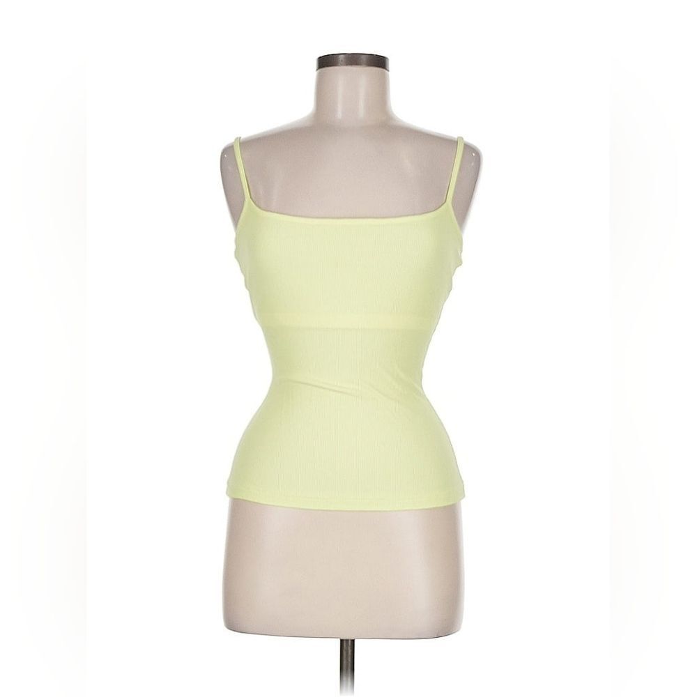 Skims Lemon Yellow Spaghetti Strap Tank Top Medium